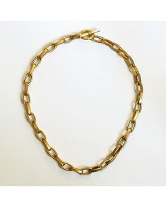 Catherine Popesco Thick Chain Oval Link Necklace
