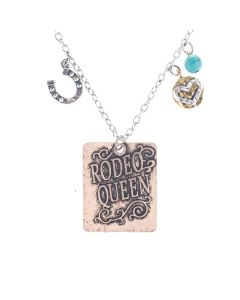 Angelz Design Jewelry Silver & Copper Rodeo Queen Necklace
