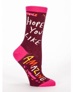Blue Q Women's Hope You Like Amazing Socks  - Free Shipping!