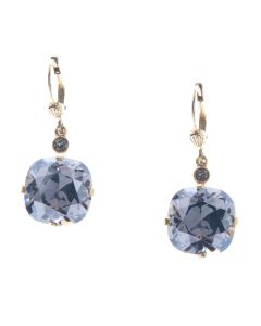 Catherine Popesco 12mm Large Stone Crystal Earrings - Mystique