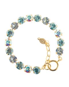 Catherine Popesco Crystal Tennis Bracelet - Fountain Combo LV-1652BG-COM-FOUN