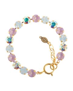 Catherine Popesco Crystal Tennis Bracelet - Lilac Combo