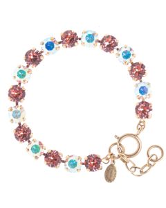Catherine Popesco Crystal Tennis Bracelet - Pink & AB Combo