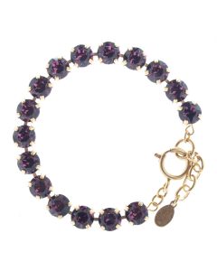 Catherine Popesco Crystal Tennis Bracelet - Purple Amethyst
