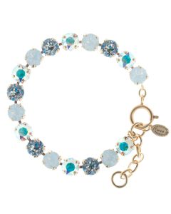 Catherine Popesco Cup-Chain Crystal Bracelet - White Opal AB Combo