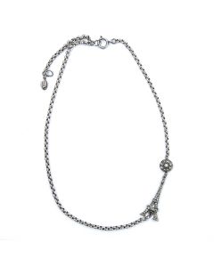 Catherine Popesco Eiffel Tower Choker Necklace in Silver or Gold
