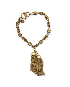 Catherine Popesco Gold or Silver Double Tassel Bracelet