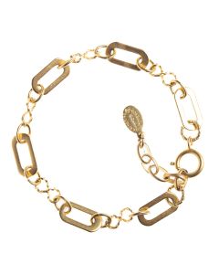 Catherine Popesco Gold Oval Chain Link Bracelet 1808G