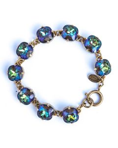 Large Stone Crystal Bracelet - Ultra Coco and Gold - Catherine Popesco