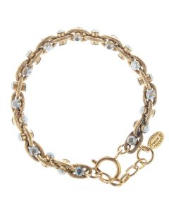 Catherine Popesco Sand Opal Crystal Rope Chain Bracelet