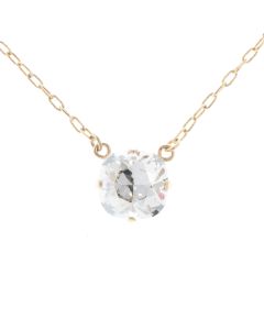 Catherine Popesco Single Stone Crystal Necklace  - Assorted Colors