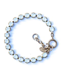 Catherine Popesco Small Stone Crystal Bracelet - White Opal and Gold