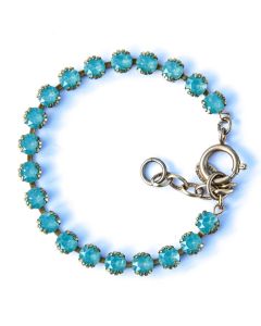 Catherine Popesco Small Stone Crystal Bracelet - Pacific Opal and Gold