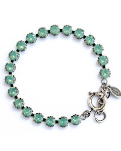 Catherine Popesco Small Stone Crystal Bracelet - Pacific Opal and Silver