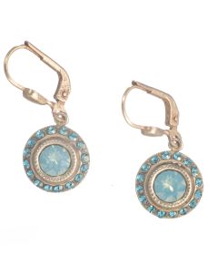 Catherine Popesco Small Round Rhinestone Dangle Earrings - Assorted Colors