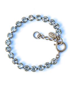 Catherine Popesco Small Stone Crystal Bracelet - Shade and Gold