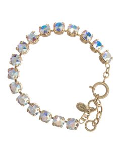 Catherine Popesco Crystal Tennis Bracelet - Assorted Colors in Gold or Silver 2
