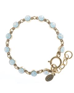 Catherine Popesco White Opal Petite Stone Crystal Bracelet