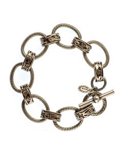 Catherine Popesco Thick Silver Large Loop Bracelet