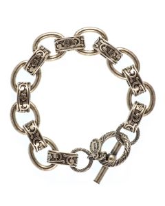Catherine Popesco Thick Silver Loop Bracelet