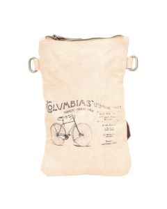 Columbias Bicycle Passport Bag/Purse by Clea Ray Leather & Canvas