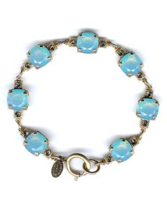 Catherine Popesco Medium Stone Crystal Bracelet - Pacific Opal and Gold