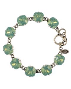 Catherine Popesco Large Stone Crystal Bracelet - Pacific Opal and Silver