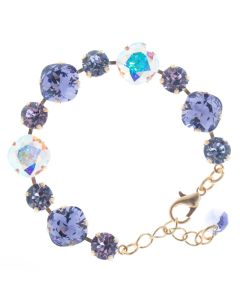 Lisa Marie Jewelry Swarovski Crystal Bracelet - Ultra Violet Combo