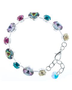 Lisa Marie Jewelry Swarovski Crystal Bracelet - Vitrail Rivoli Combo