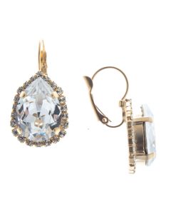 Lisa Marie Teardrop Swarovski Crystal Rhinestone Earrings