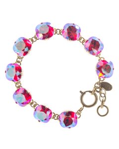 New Color! Catherine Popesco 12mm Large Stone Crystal Bracelet - Siam Shimmer