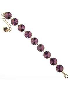 YPMCO 14mm Lilac Shadow Swarovski Crystal Bracelet - New Color