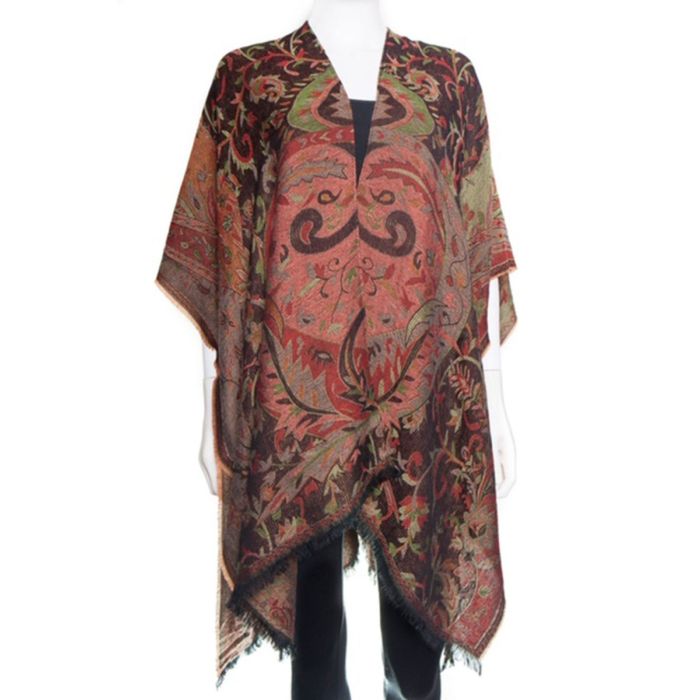 Beautiful! Silk & Pashmina Paisley Ruana Jacket by Rapti Fashion ...