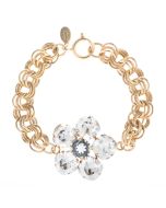 Catherine Popesco Large Stone Flower Bracelet - Assorted Colors