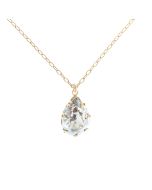 Catherine Popesco Large Teardrop Crystal Necklace - Assorted Colors