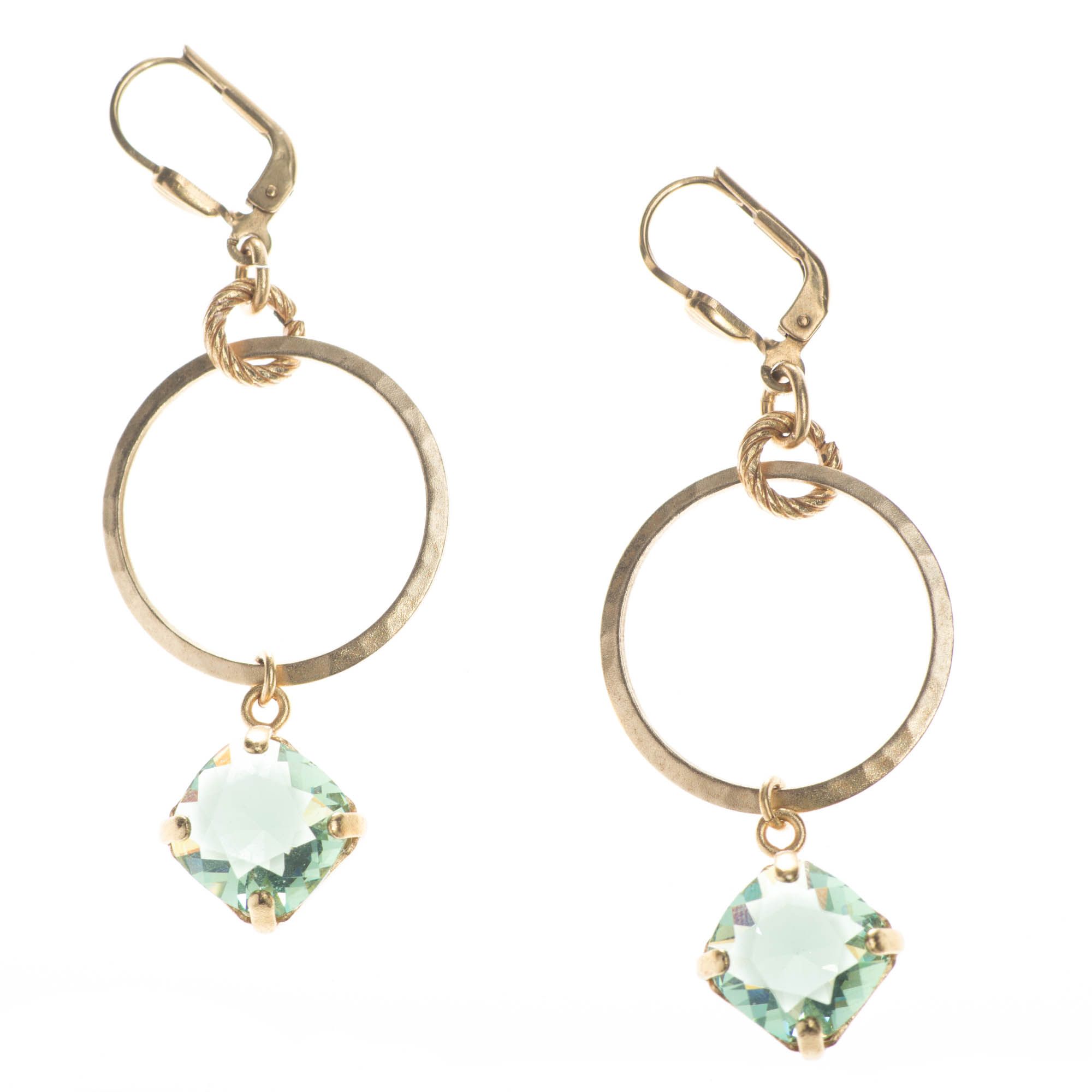 LV Gold Plated hoop earrings - Silver  Hoop earrings, Earrings, Earrings  outfit