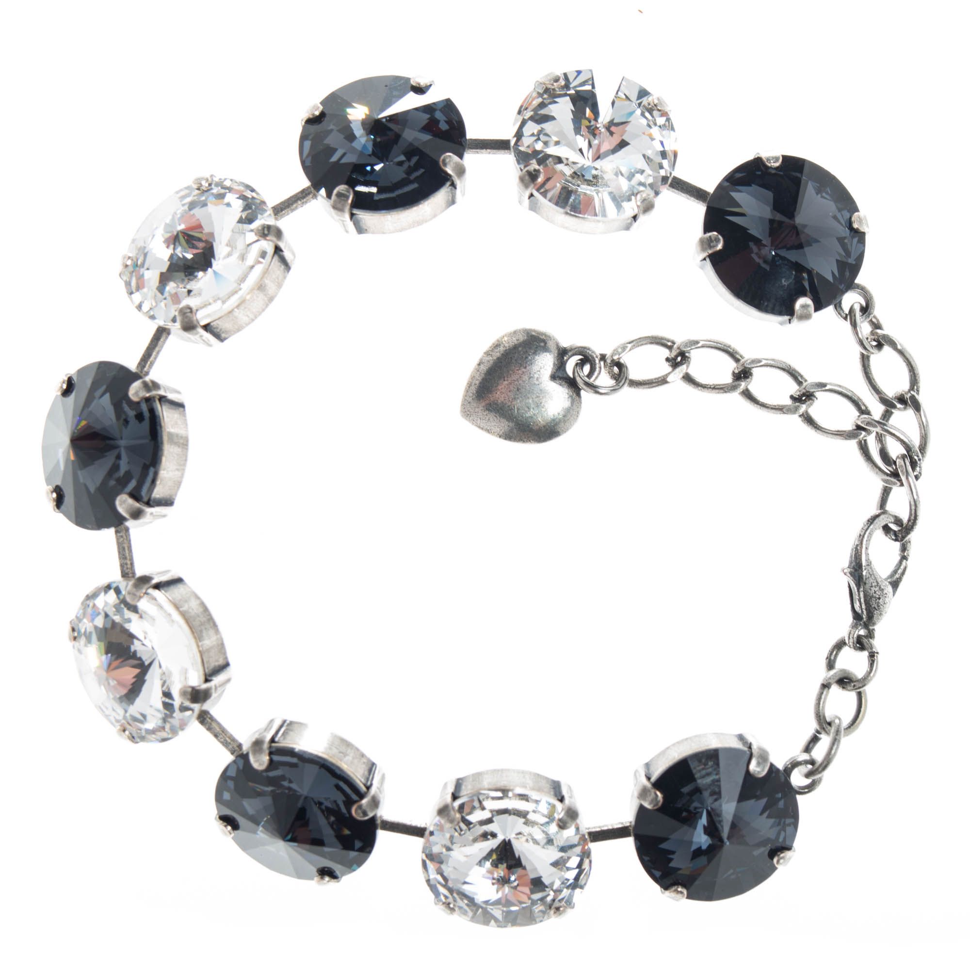 swarovski black crystal bracelet
