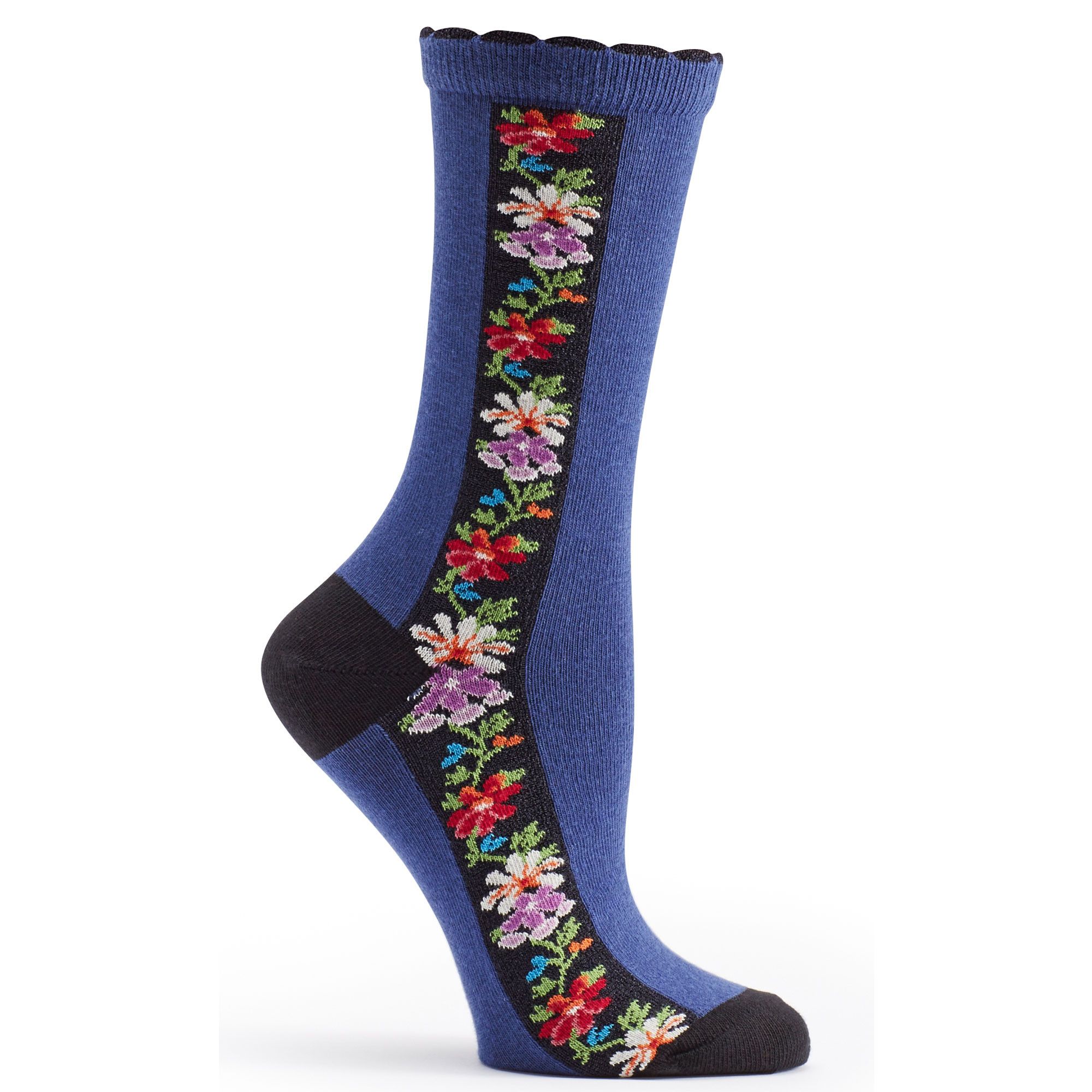 Ozone Socks Floral Nordic Stripe Sock - Assorted Colors - Free Shipping!