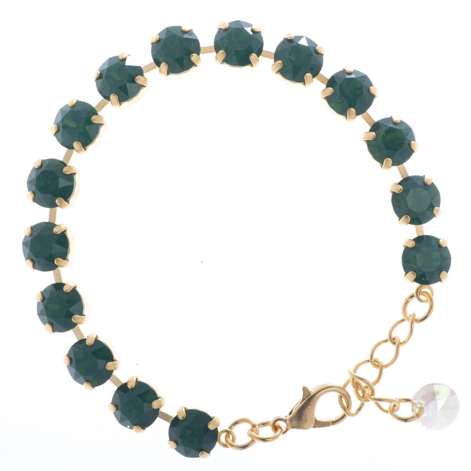 swarovski green bracelet