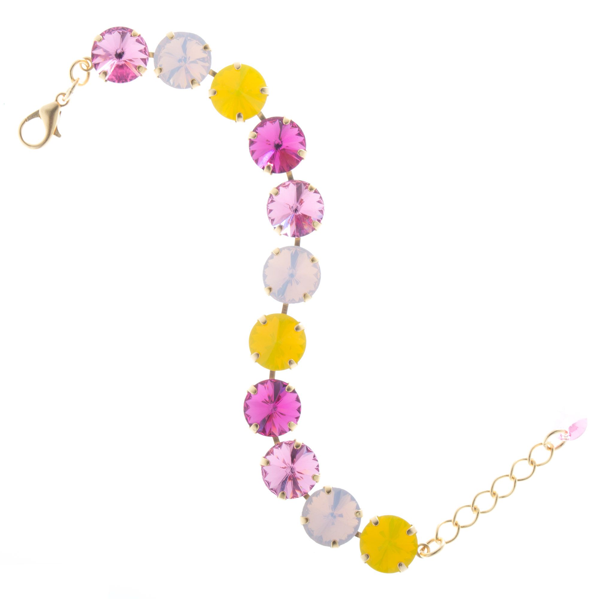 Pink Swarovski Crystal Bracelet Bracelet – Marie's Jewelry Store